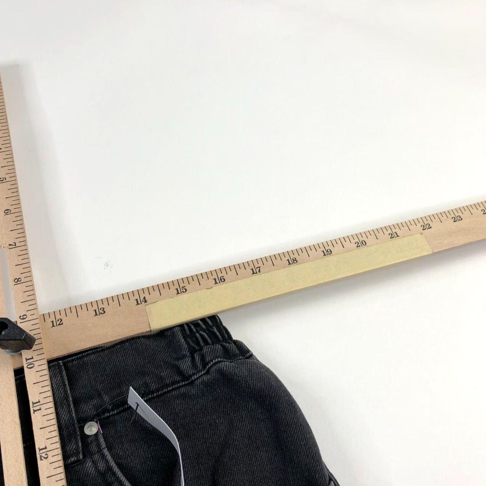 Asos ASOS Design Women's High Rise Relaxed Dad Boyfriend Black 34 x 30 NEW Jeans Size ONE SIZE - 6 Thumbnail