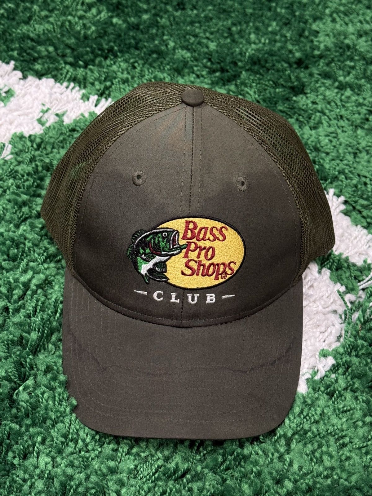 Bass Pro Shops Bass Pro Shops Fishing Hat Forest Hunting Green Fish Trucker Size ONE SIZE - 1 Thumbnail