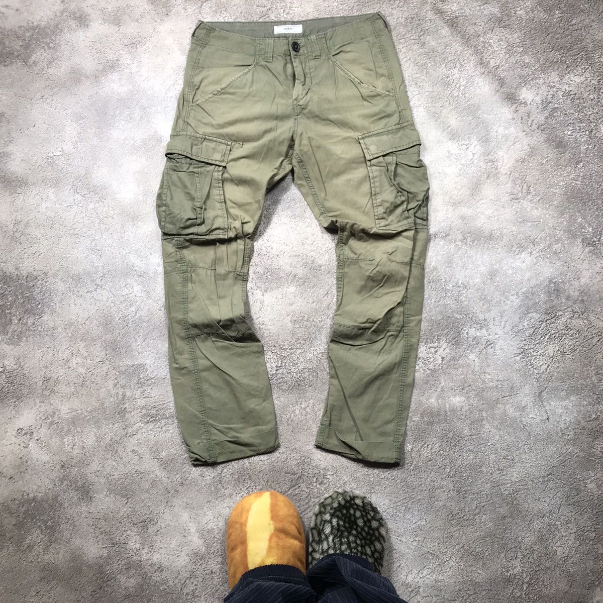 Japanese Brand Vintage 00s Baggy Cargo Multi-Zip Archive Japan 