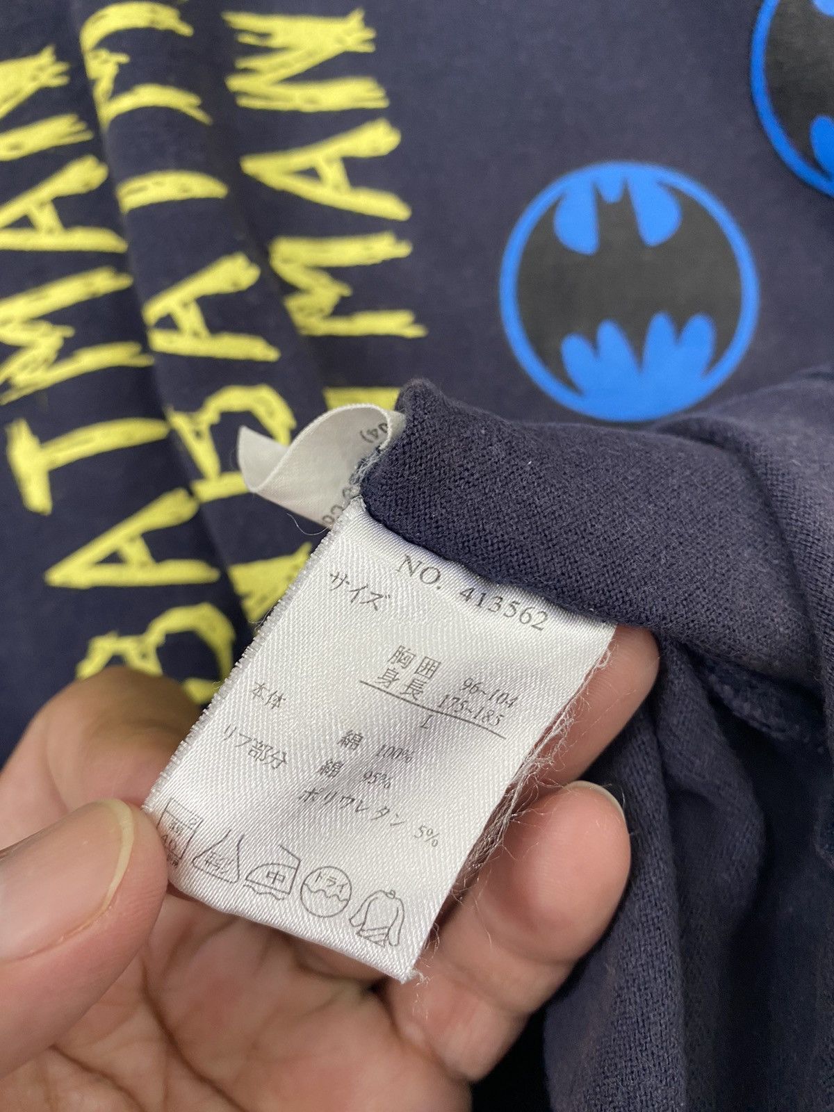 DC Comics × Vintage 💥VINTAGE BATMAN DC Comics superhero character cartoon shirt Size US L / EU 52-54 / 3 - 6 Thumbnail