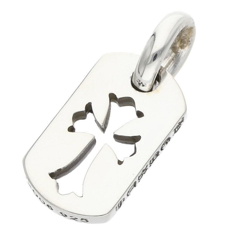 Chrome Hearts Chrome Hearts Cross Dog Tag Silver Necklace Size ONE SIZE - 1 Thumbnail
