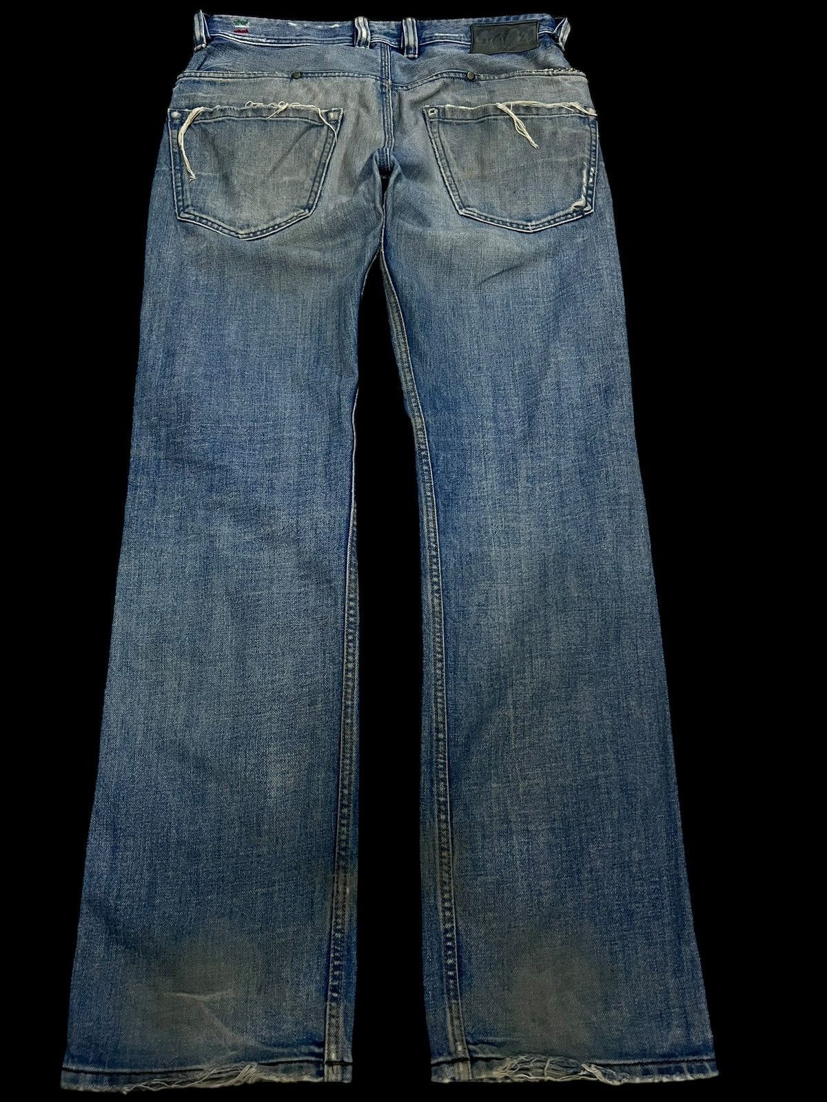 Diesel × If Six Was Nine × Japanese Brand 💥Insane 90s Diesel Industry Paddom Distressed Mud Wash Jean Size US 32 / EU 48 - 2 Thumbnail