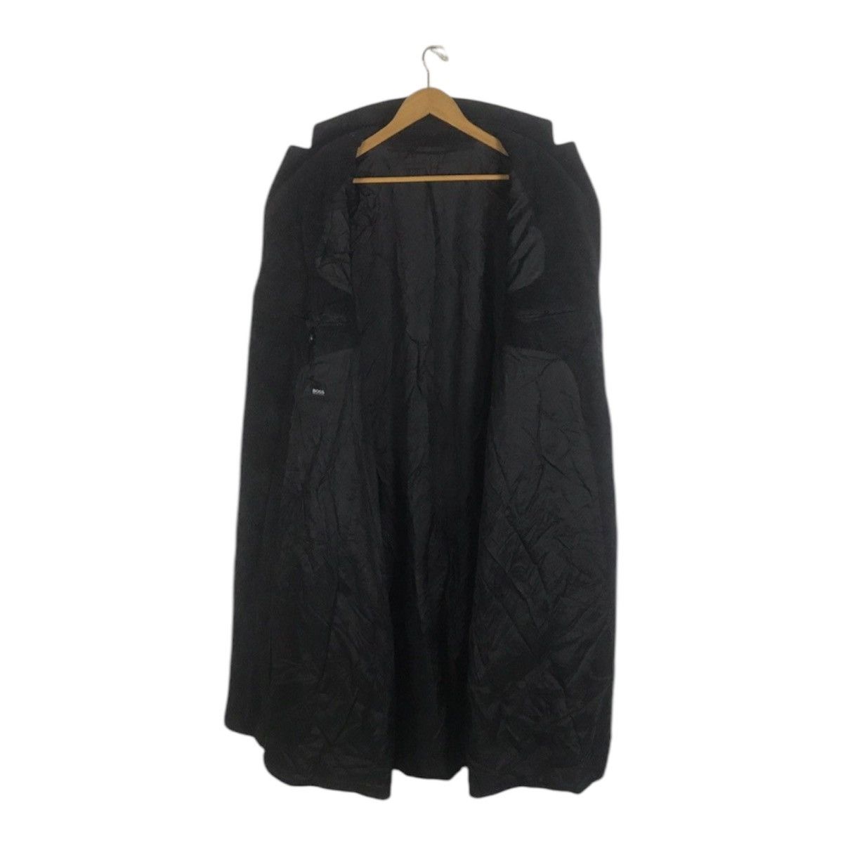 Hugo Boss 🔥Rare🔥Vintage Hugo Boss Wool Long Coat Size US L / EU 52-54 / 3 - 3 Thumbnail
