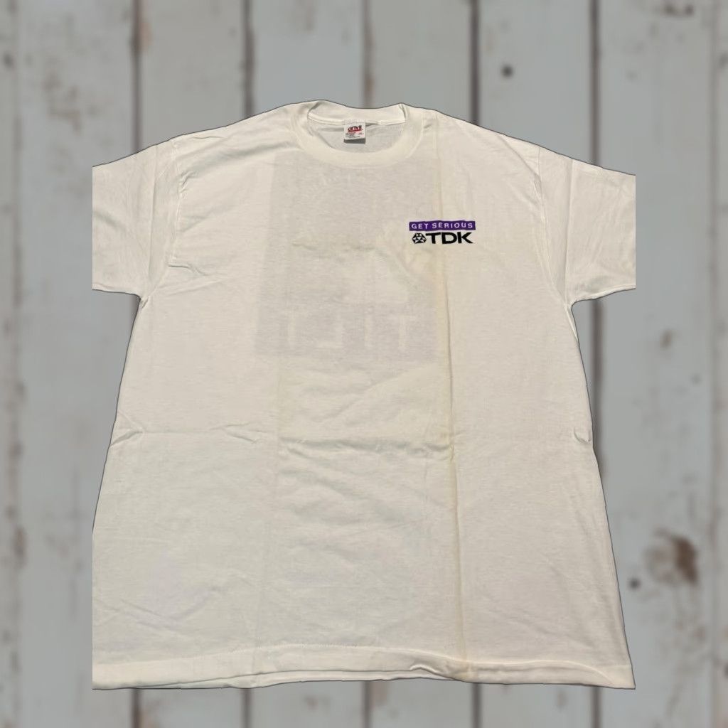 Anvil VINTAGE 90's TDK Electronics Cassette Tape Spinal Tap Single Stitch XL Tee Shirt Mens Size US XL / EU 56 / 4 - 1 Thumbnail