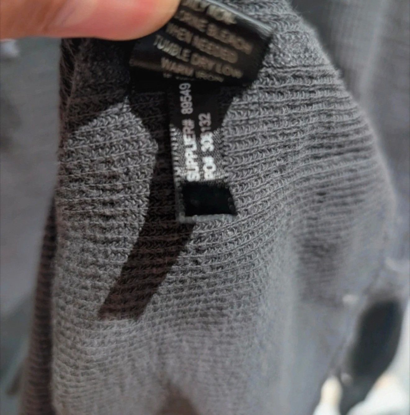 RRL Ralph Lauren RRL Ralph Lauren Double RL Waffle Knit Thermal Hoodie Large Size US L / EU 52-54 / 3 - 4 Thumbnail
