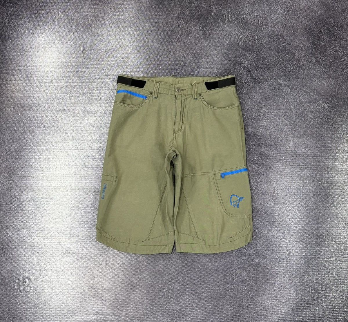 Norrona Norrona Men’s Falketind Olive Green Outdoor Cotton Shorts Size US 30 / EU 46 - 1 Thumbnail