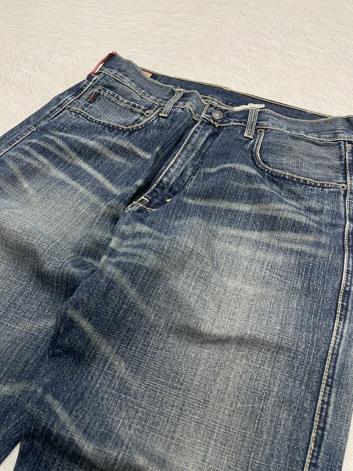 Japanese Brand 2000s Abercrombie Vintage Denim Washed Jeans Y2K Size US 30 / EU 46 - 3 Thumbnail