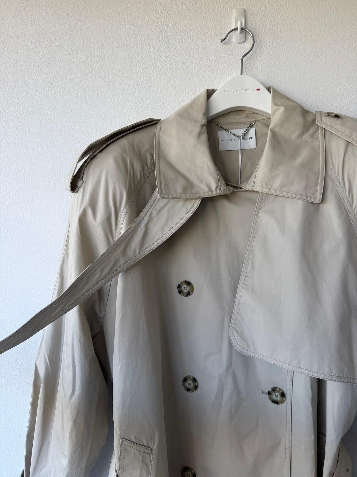 Stella McCartney new Stella McCartney H&M Oversized Trench Coat jacket large Size L / US 10 / IT 46 - 4 Thumbnail