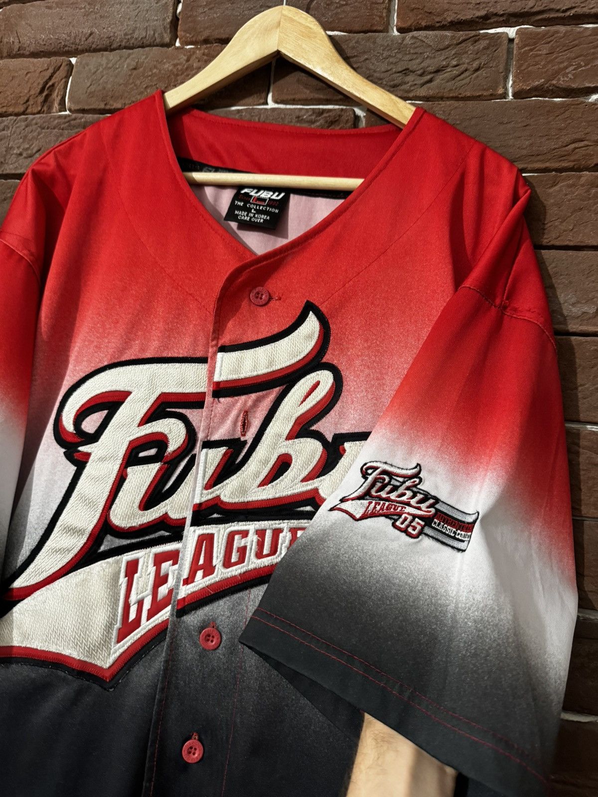 Fubu Rare Vintage Embroidered Fubu 05 Jersey Dope Hip Hop Rap Size US L / EU 52-54 / 3 - 6 Thumbnail
