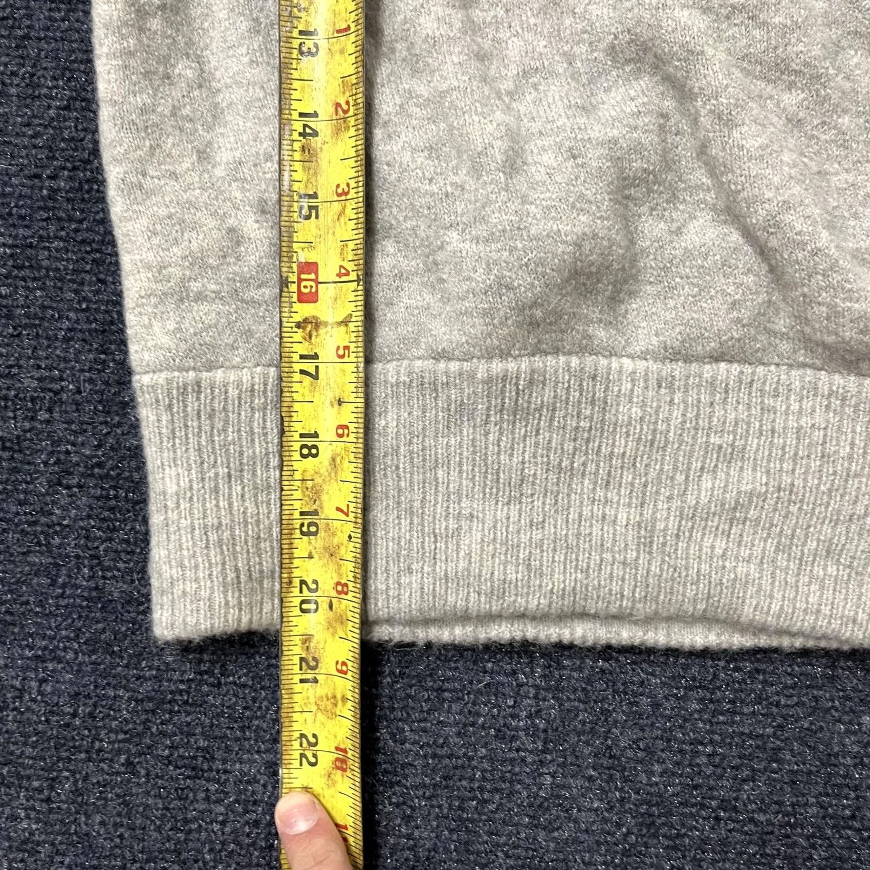 Madewell Madewell Sweater Womens XXS Gray Wrap Surplice V Neck Long Sleeve Knit Cropped Size XXS / US 00 / IT 34 - 3 Thumbnail