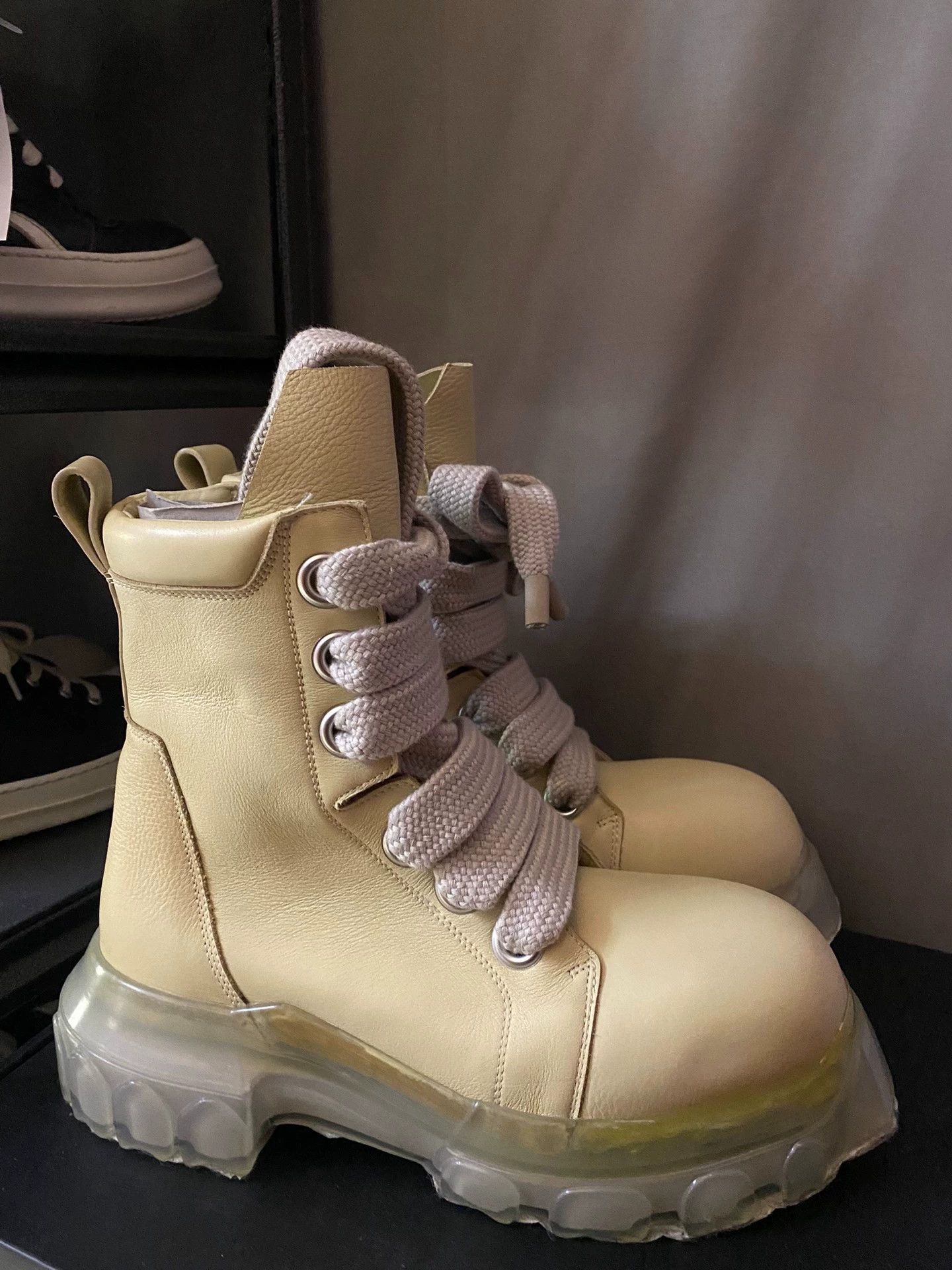 Rick Owens Rick Owens Transparent Octopus Sole Military Boots Size US 7 / EU 40 - 4 Thumbnail