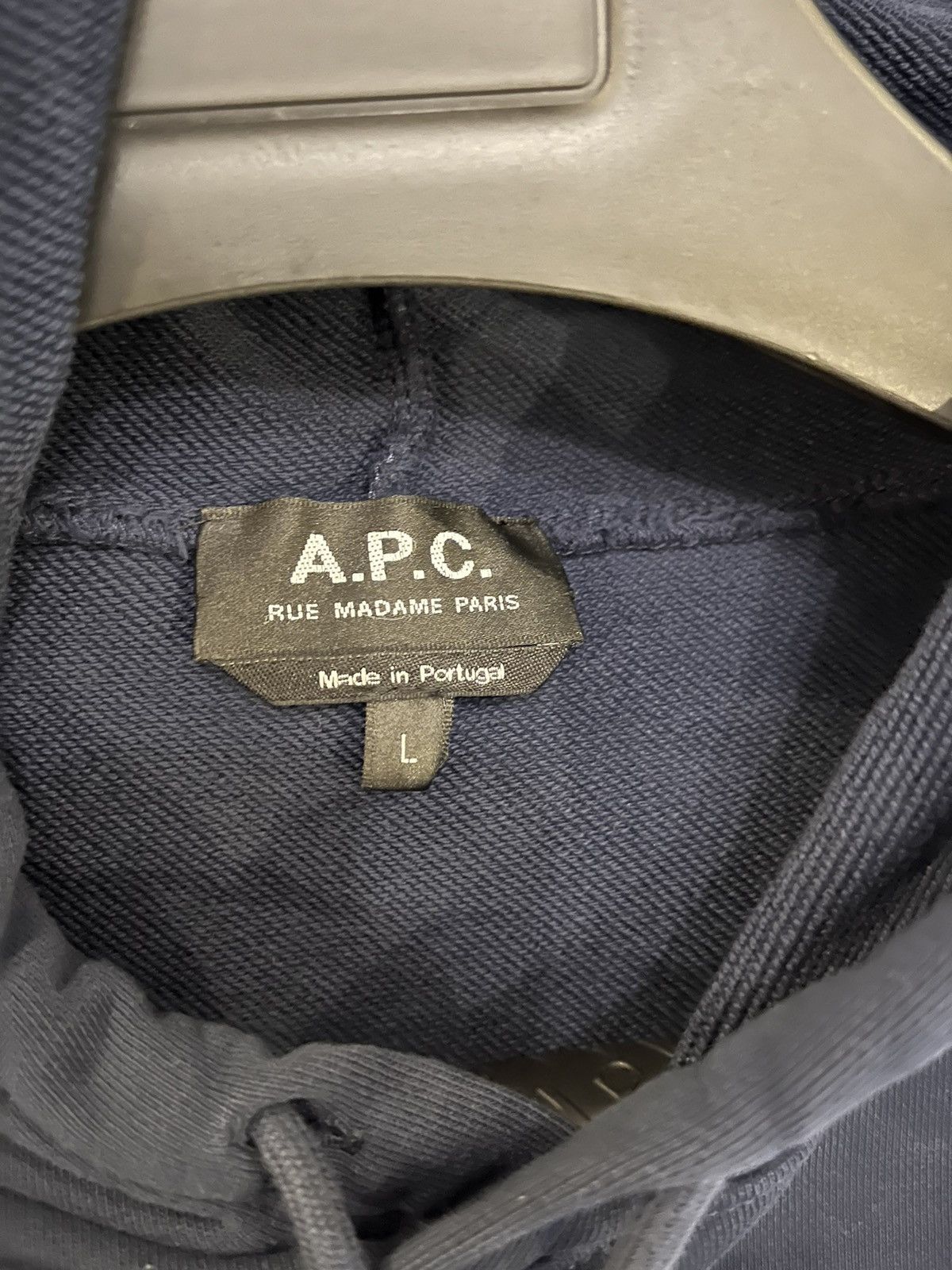 A.P.C. Rue Madame Logo Hoodie Size US L / EU 52-54 / 3 - 3 Thumbnail
