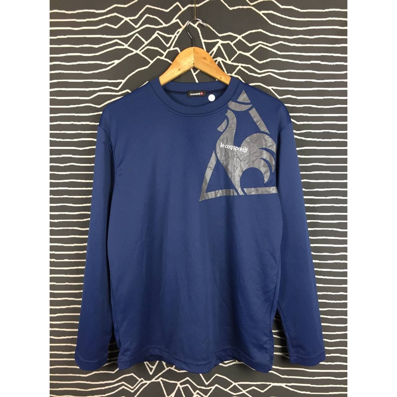 Le Coq Sportif × Vintage Le Coq Sportif Big Logo Sportswear Longsleeve Jersey Size US L / EU 52-54 / 3 - 1 Thumbnail