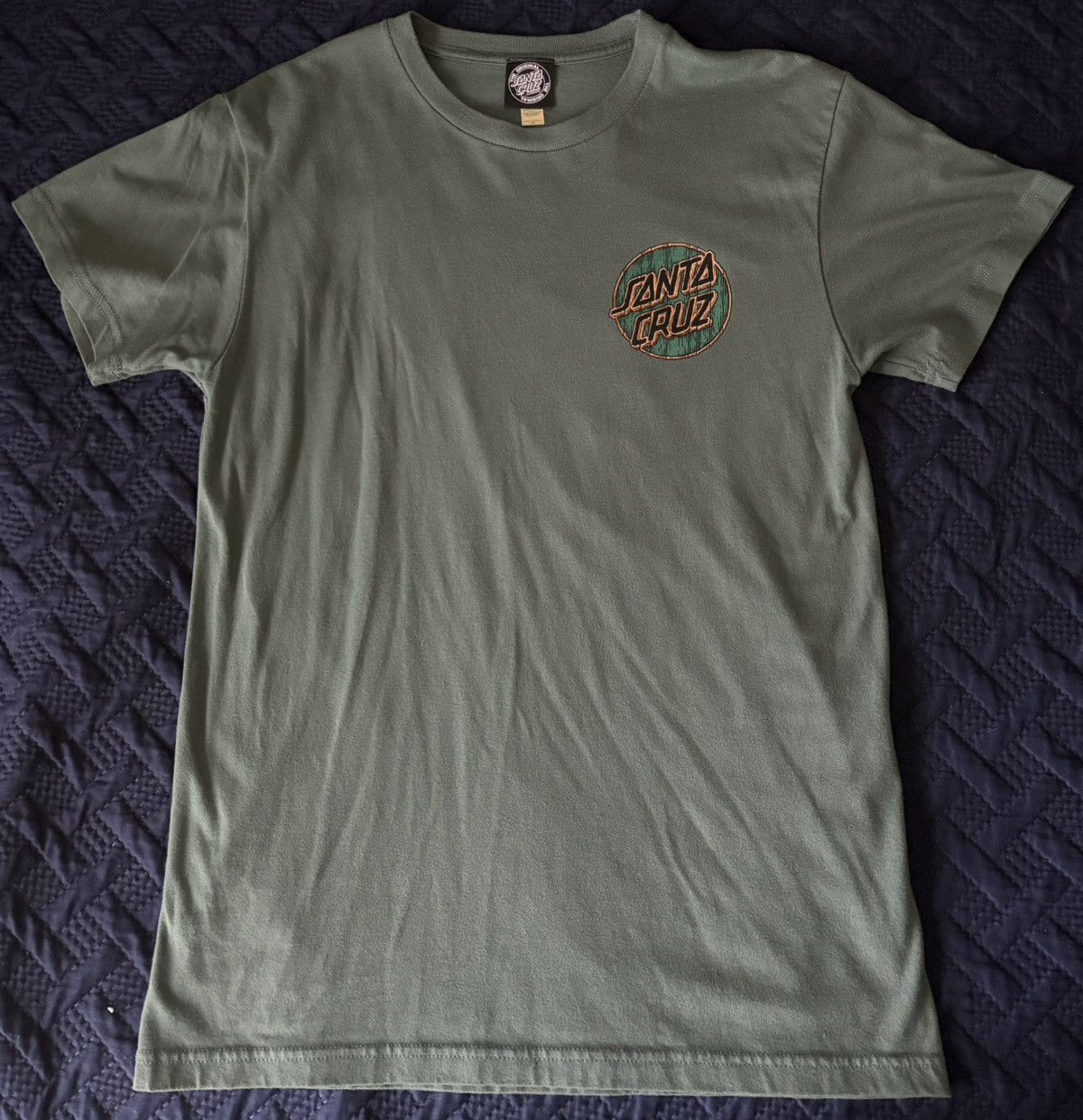 Santa Cruz Skateboards Santa Cruz Green Short Sleeve Skate T-Shirt Size US M / EU 48-50 / 2 - 1 Thumbnail
