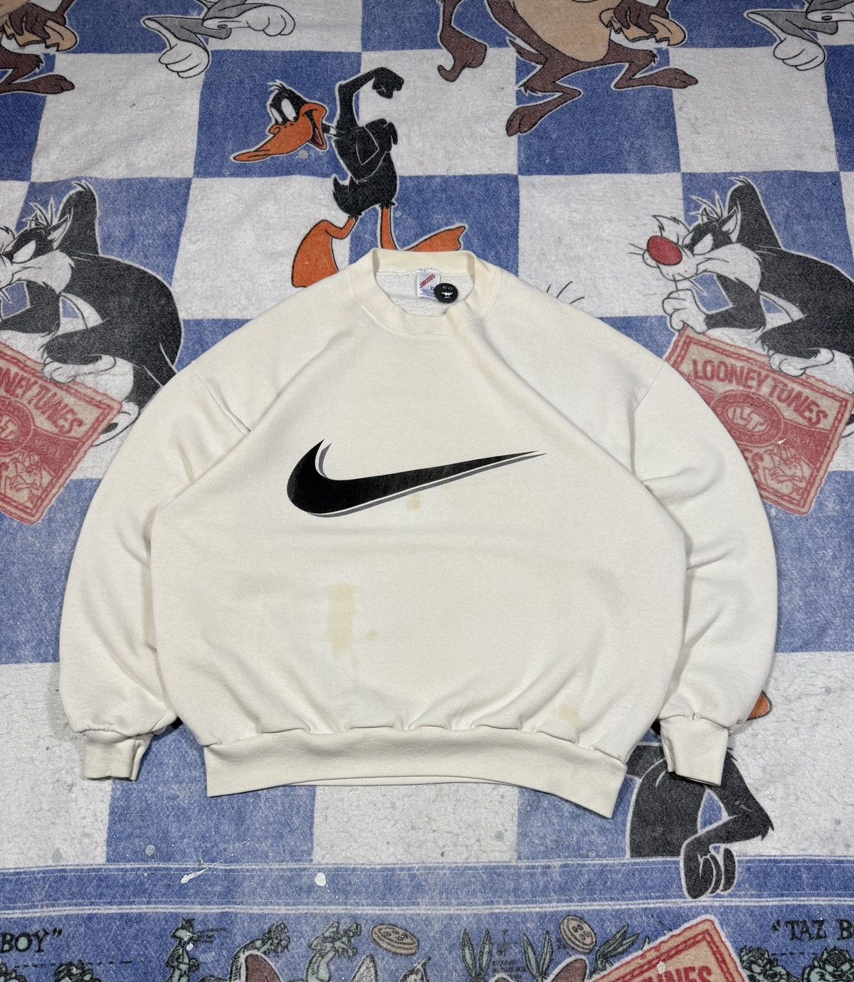 Nike Vintage Nike big swoosh crewneck Size US XXL / EU 58 / 5 - 1 Thumbnail