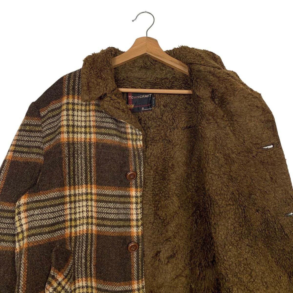 Towncraft TOWNCRAFT PENNEY Fleece Lined Wool Tartan Jacket #2936-C133 Size US M / EU 48-50 / 2 - 8 Thumbnail