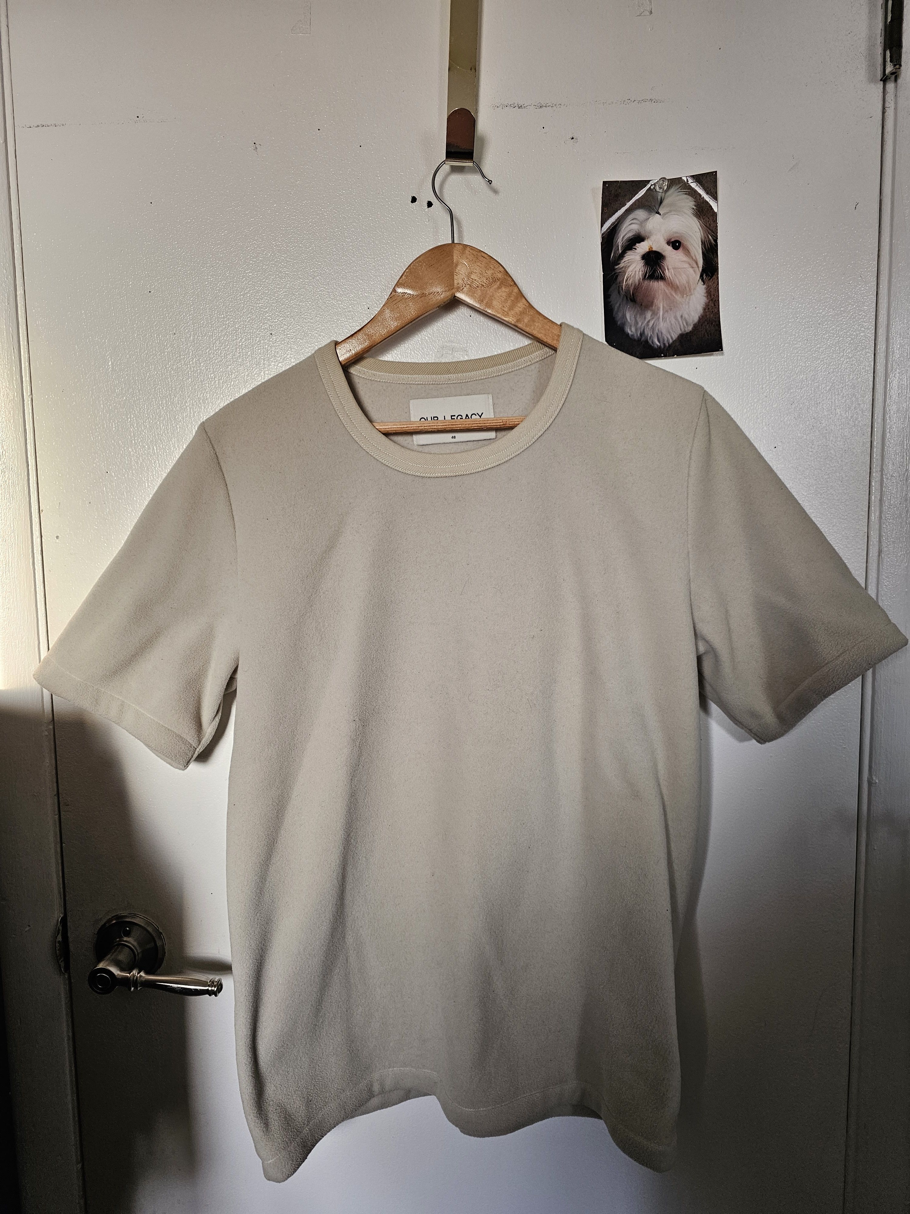 image of Our Legacy Sample T-Shirt in Cream, Men's (Size Medium)