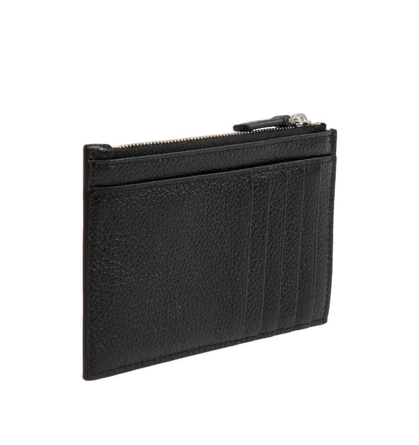 Balenciaga o1h1sh11224 Size: OS/ Calfskin Card Holder in Black Size ONE SIZE - 3 Thumbnail