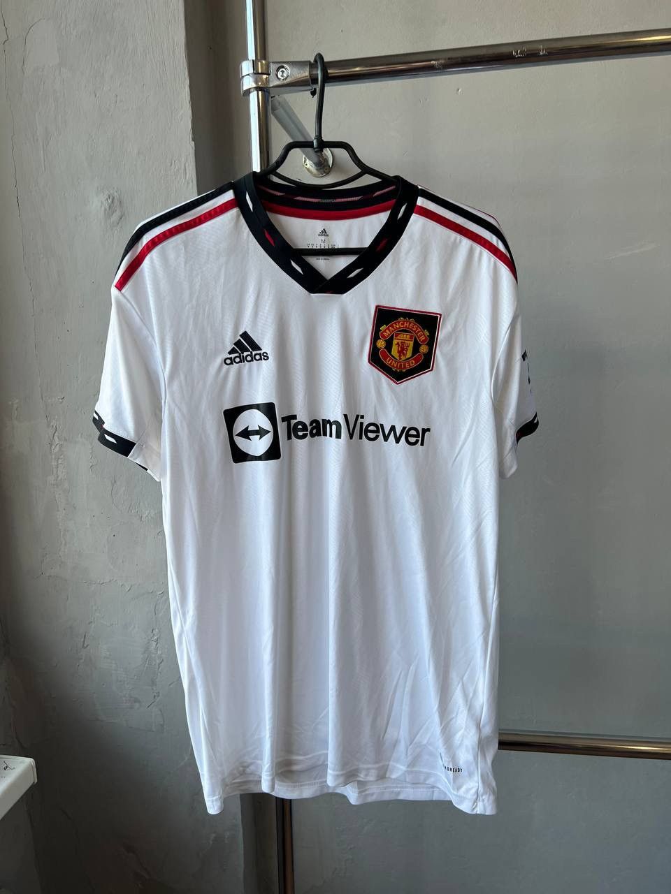 Adidas 2022/23 MANCHESTER UNITED AWAY SOCCER JERSEY FOOTBALL SHIRT Size US M / EU 48-50 / 2 - 3 Thumbnail