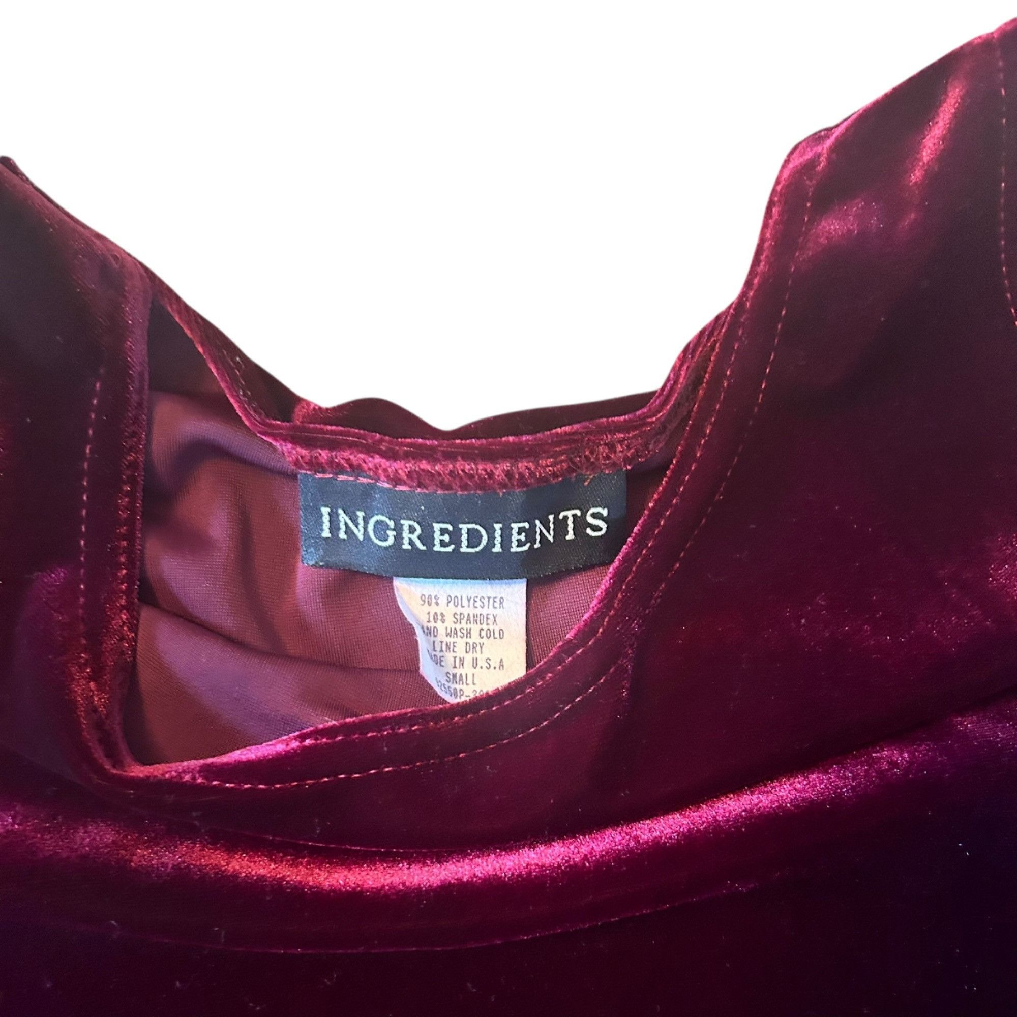Vintage Vintage Ingredients Red Velvet Vampirecore Romantic Top S 00 Size S / US 4 / IT 40 - 3 Thumbnail