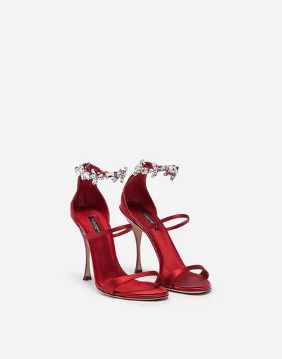 Dolce & Gabbana o1y0925 Ankle Strap Sandals in Red Size US 4 / IT 34 - 2 Thumbnail