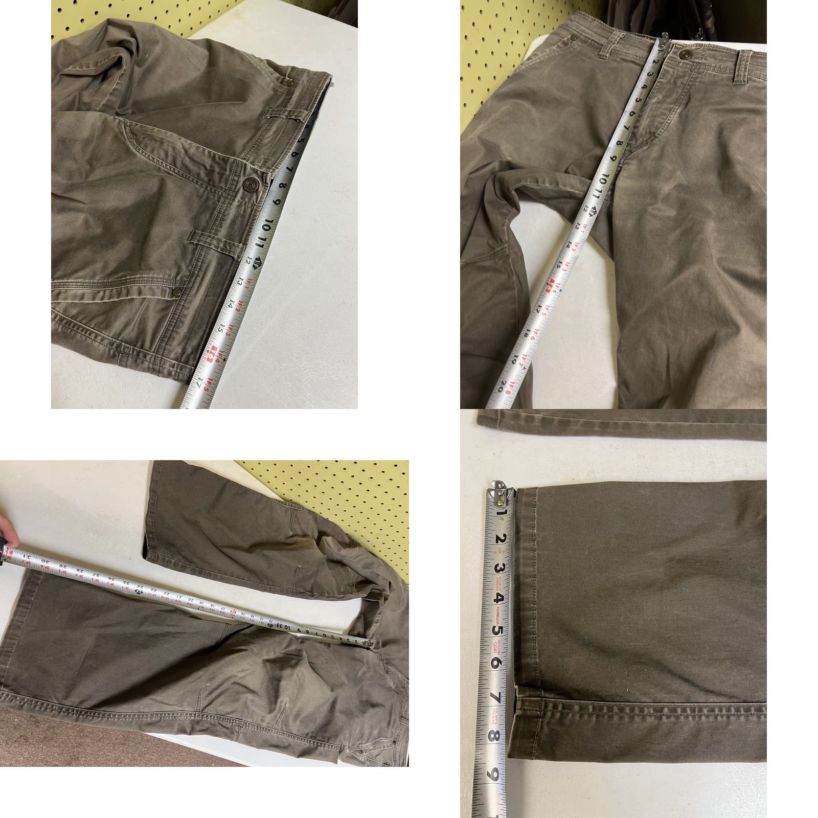 Vintage Kuhl Slackr Pant Mens 34x32 Brown Outdoor Vintage Patina Dye Hiking Stretch Pants Mens Regular Brown Patina Dye Outdoor Shirt? Size US 34 / EU 50 - 8 Thumbnail