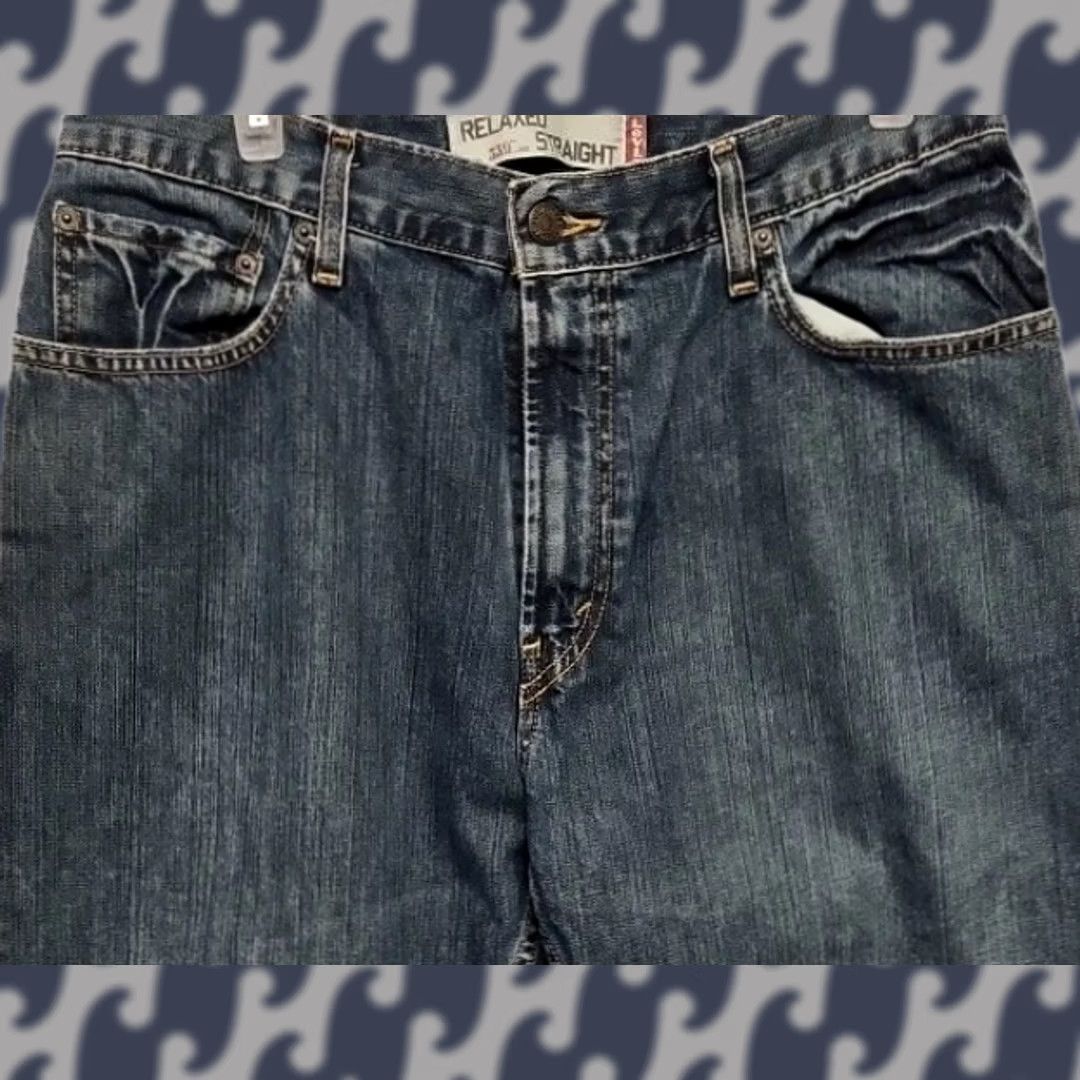 Levi's VINTAGE Levi’s 559 Jeans Men 34 Regular 30 Inseam Blue Denim Relaxed Straight Mid Rise Jeans Men Adjusted to 34x30? Size US 34 / EU 50 - 1 Thumbnail