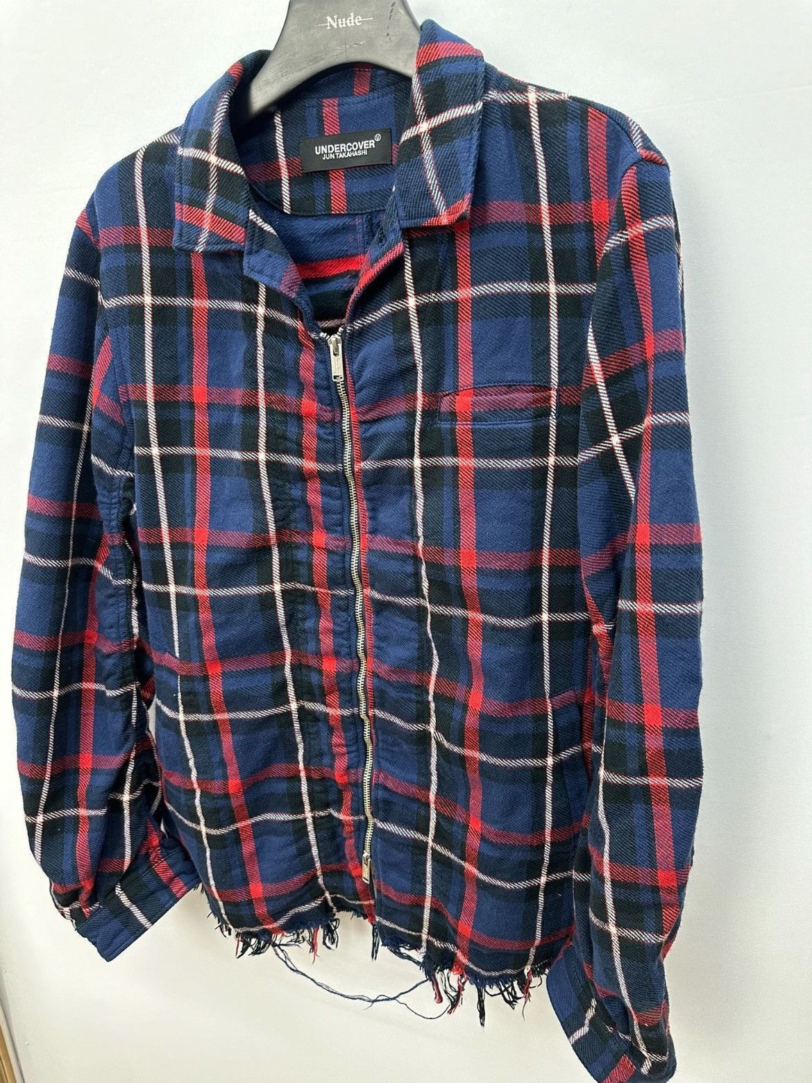 Undercover Undercover distressed plaid jacket - DMC-2508 Size US XXL / EU 58 / 5 - 2 Thumbnail