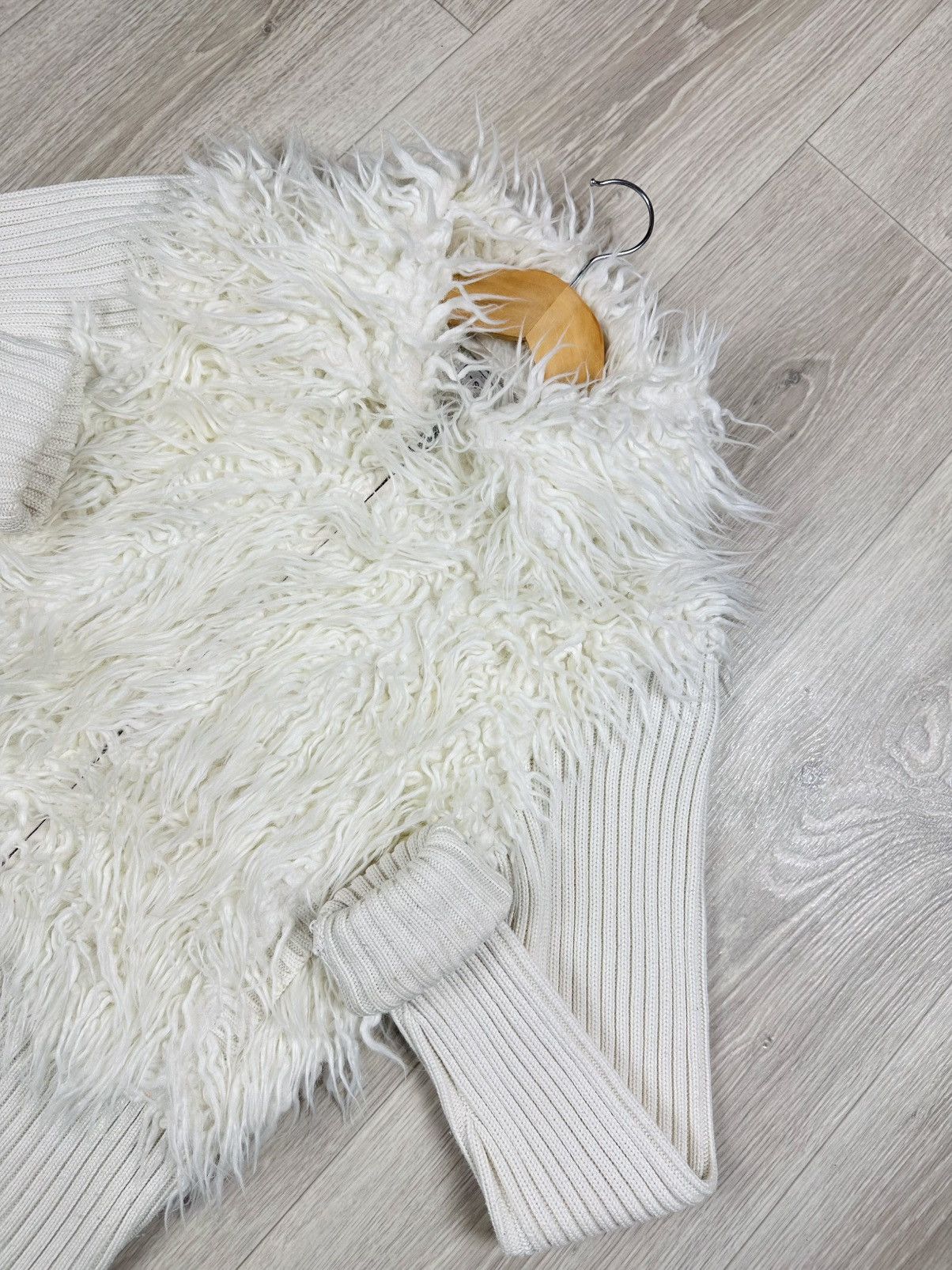 Other Japanese Fur Knit Zip Sweater LGB Style Y2K IfSixWasNine Size M / US 6-8 / IT 42-44 - 2 Thumbnail