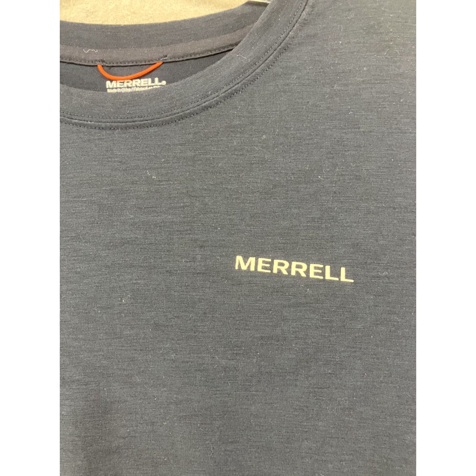 Merrell Merrell Blue TShirt Mens XL Outdoors Size US XL / EU 56 / 4 - 2 Thumbnail
