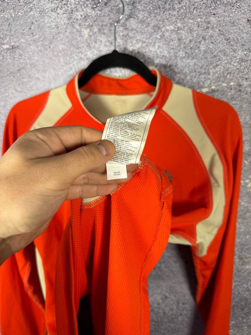 Nike × Nike ACG × Vintage Vintage Nike ACG Termo Quater Zip Sweatshirt Orange Medium Size US M / EU 48-50 / 2 - 6 Thumbnail