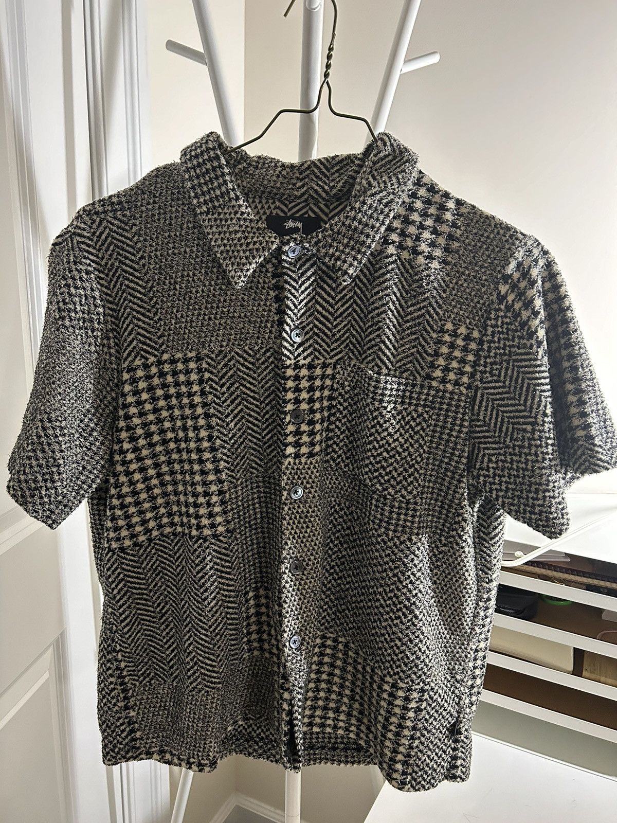 Stussy Stussy Mixed Pattern Jersey Shirt | Grailed