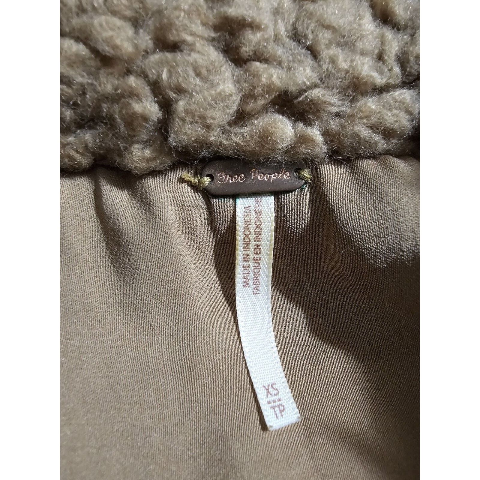Free People Free People Oversized Teddy Sherpa Soft Cozy Coat Jacket Size XS / US 0-2 / IT 36-38 - 8 Thumbnail