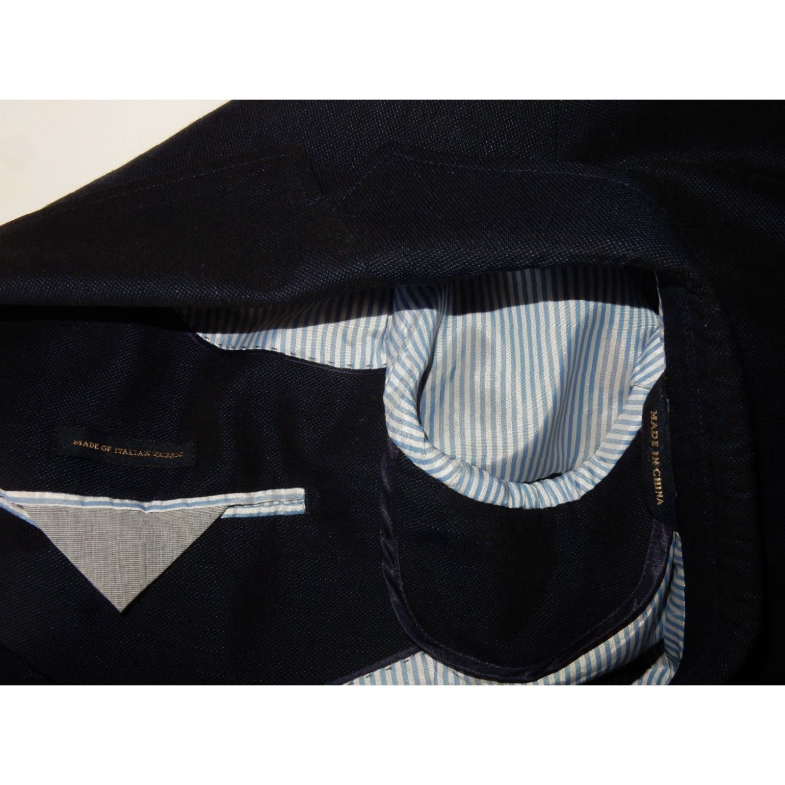 Banana Republic Banana Republic Men's Size 44L Blazer Sport Coat Tailored Fit Blue User: Banana Republic Men's Size 44L Blazer Sport Coat Tailored Fit Blue Size 44R - 7 Thumbnail