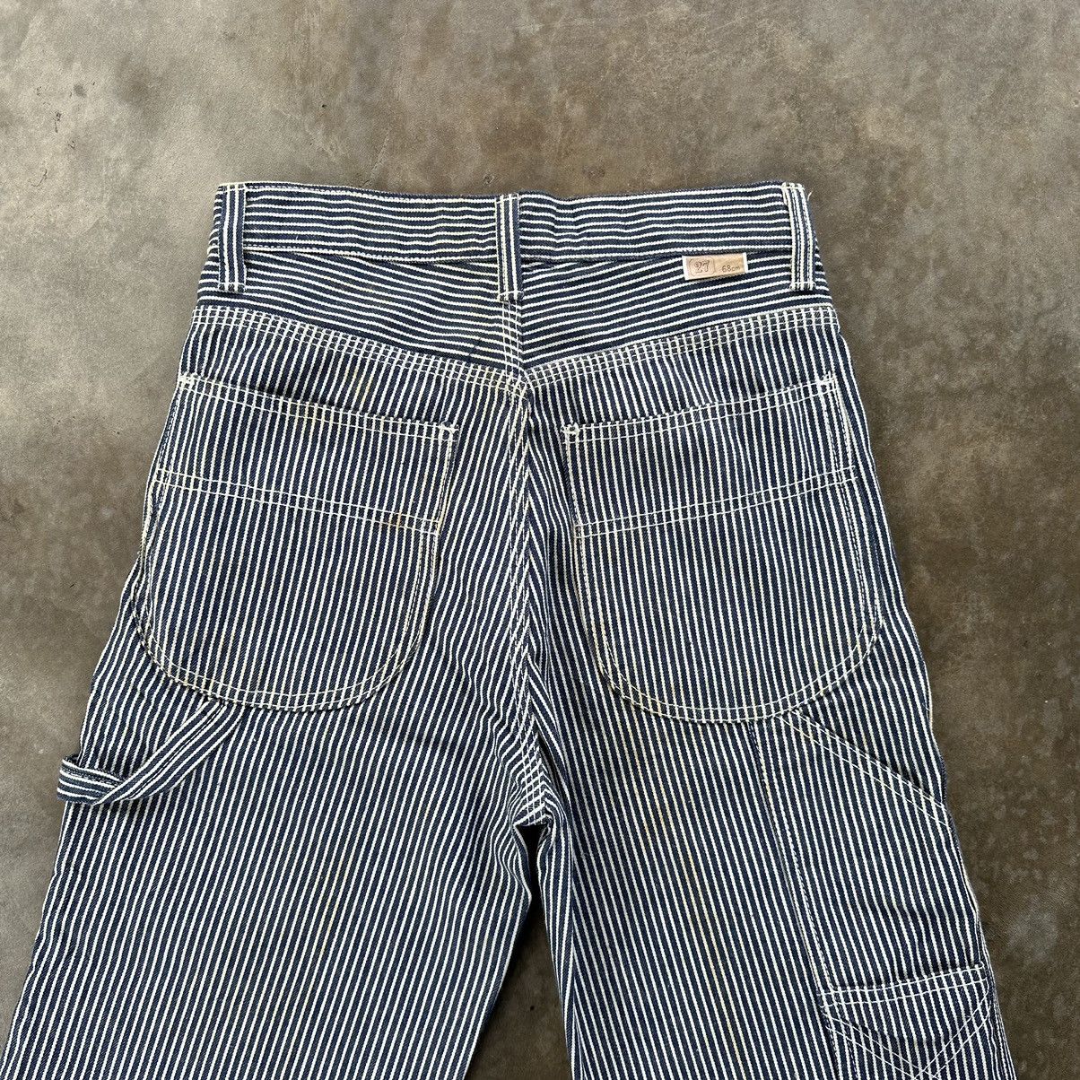 Japanese Brand Vintage Japanese Rusty Japan Stripe Trouser Flare Pant Size 25" / US 0 / IT 36 - 11 Thumbnail