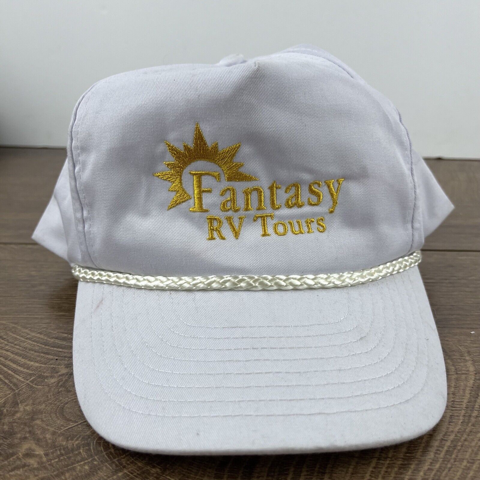 Other Fantasy Rv Tours Hat Snapback Hat White Hat Adjustable White Size ONE SIZE - 5 Thumbnail