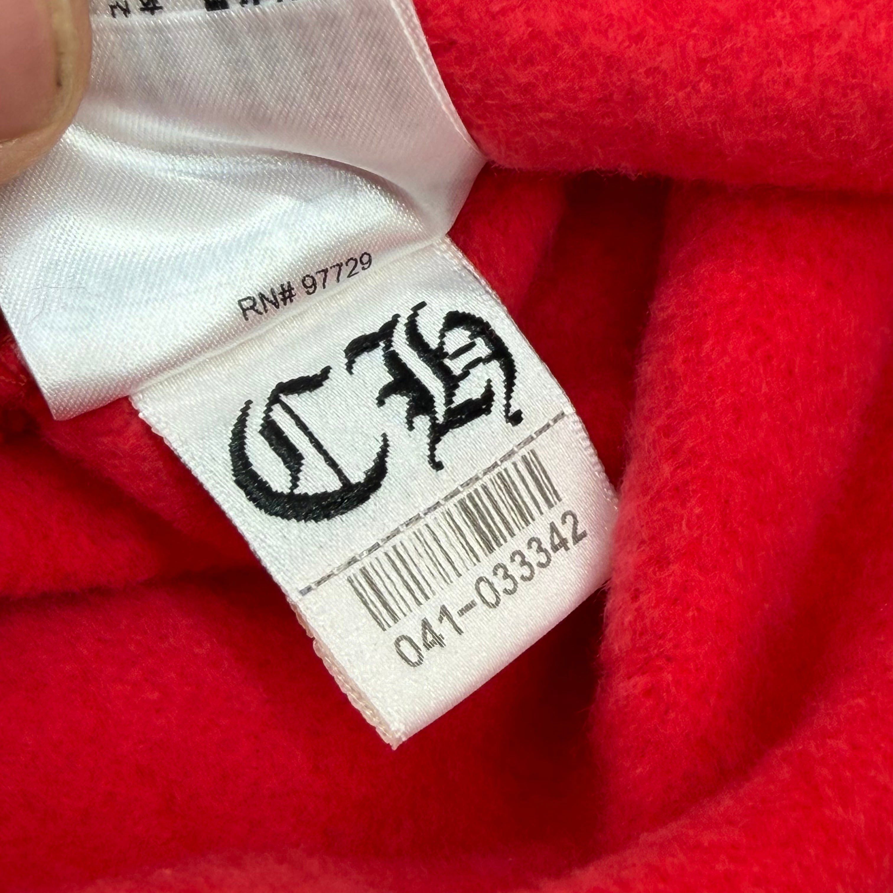 Chrome Hearts Chrome Hearts Red Scroll Logo Hoodie M Size US M / EU 48-50 / 2 - 7 Thumbnail
