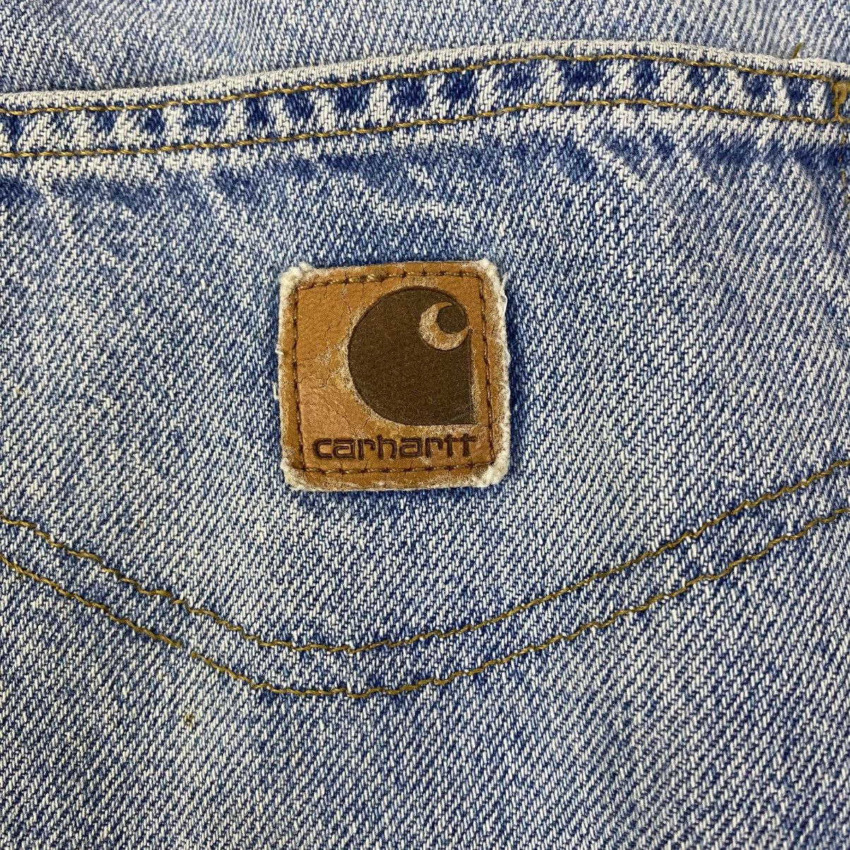 Carhartt Carhartt Denim Jeans Mens Light Wash Sz 44 Frayed Hem GUC Size US 44 / EU 60 - 7 Thumbnail
