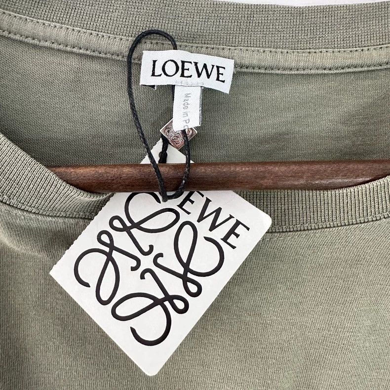 Loewe LOEWE Embroidered cotton round neck short sleeve T-shirt Size US L / EU 52-54 / 3 - 4 Thumbnail