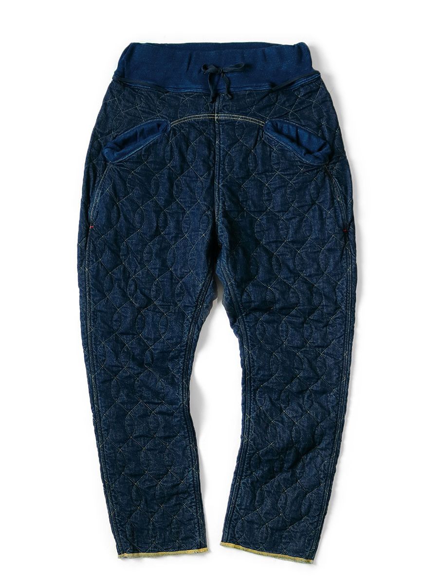 Kapital Kapital Fleece waffle quilting denim Nouvelle pants Size US 36 / EU 52 - 1 Thumbnail