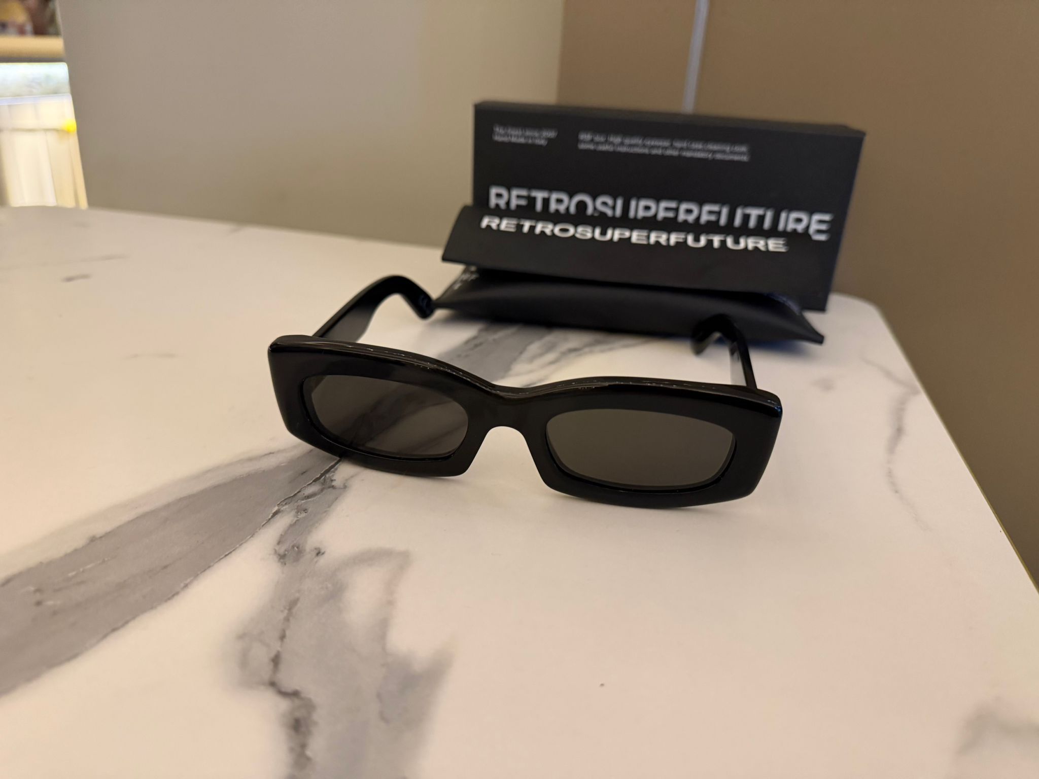 Retrosuperfuture RETROSUPERFUTURE Zaga Sunglasses - Black - NEW Size ONE SIZE - 1 Thumbnail