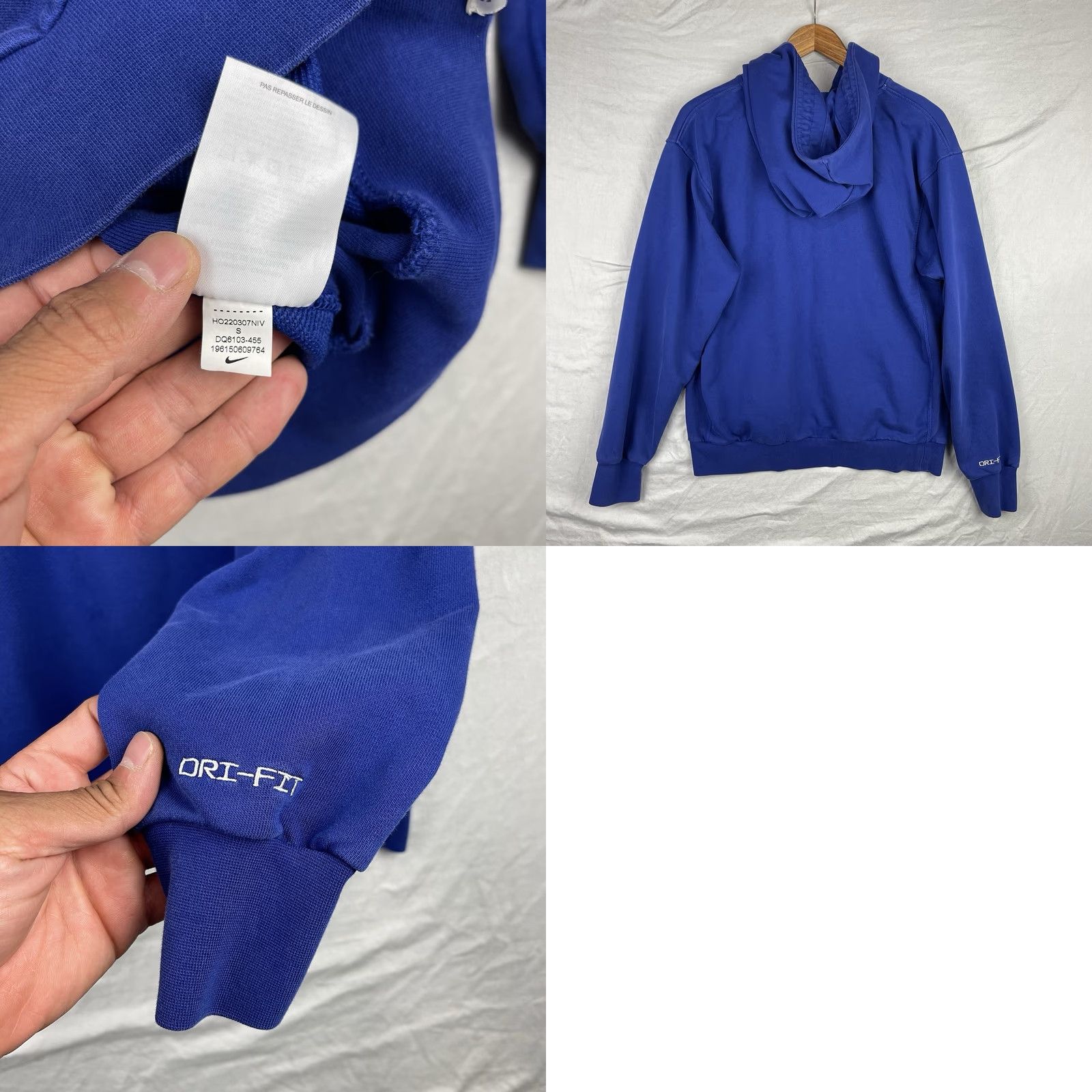 Nike Nike Hoodie Mens Small Blue Dri Fit Standard Issue Sweatshirt DQ6103-455 Size US S / EU 44-46 / 1 - 9 Thumbnail