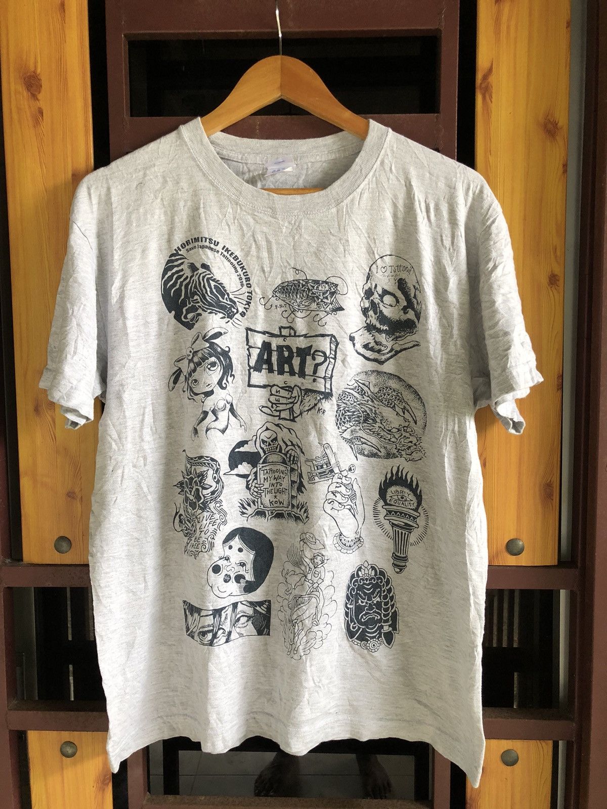 Fuck Art, Make Tees × Japanese Brand × Vintage Vintage Y2K Japanese Brands Art Tshirt Size US L / EU 52-54 / 3 - 1 Thumbnail