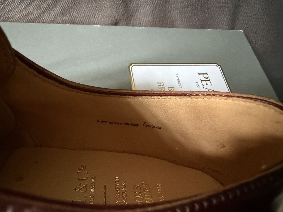 Brooks Brothers Brooks Brothers Peal & Co. Horween Cordovan Bluchers Shoes Size US 10 / EU 43 - 7 Thumbnail