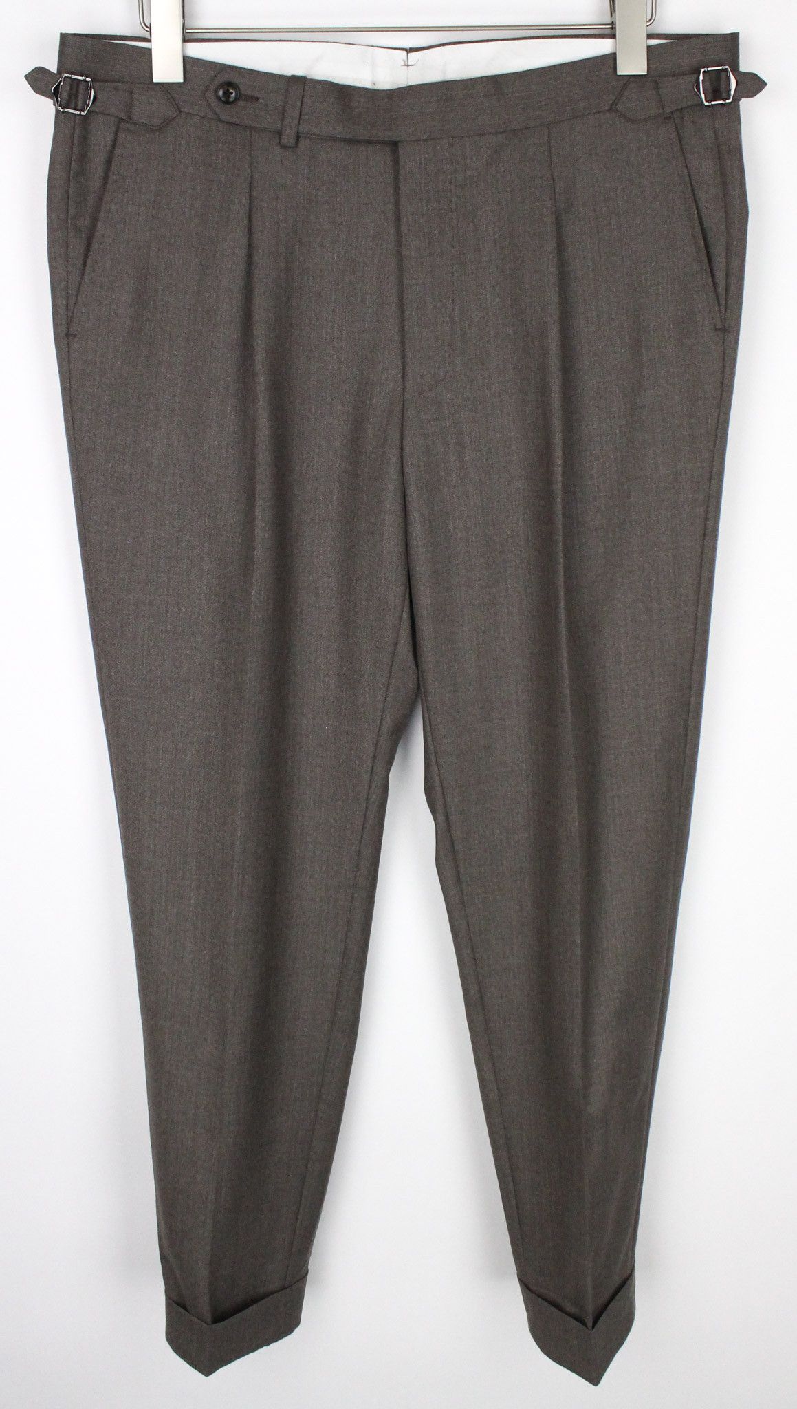 Suitsupply VIGO UK40L Brown Wool Lined 72313 Size 40L - 1 Thumbnail