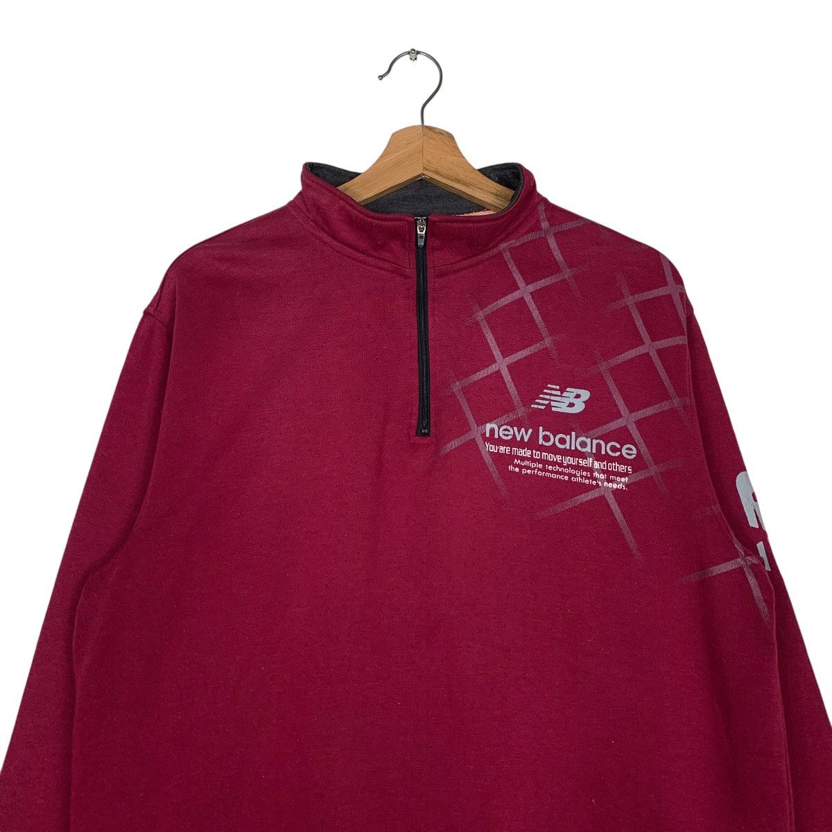 New Balance NEW BALANCE Half Zip Turtleneck Sweatshirt #1533-C69 Size US L / EU 52-54 / 3 - 2 Thumbnail