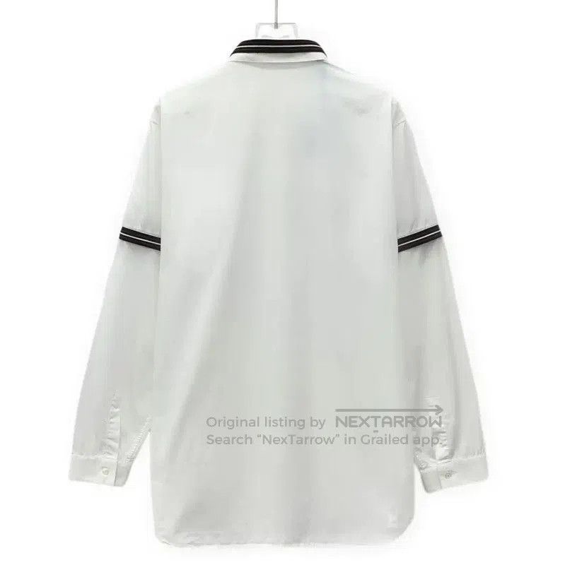 Dior Dior White Cotton Long Sleeve Men's Shirt . Size US M / EU 48-50 / 2 - 2 Thumbnail
