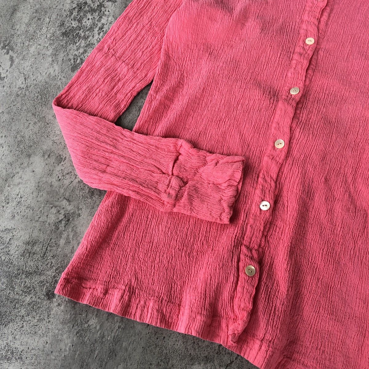 Issey Miyake × Japanese Brand × Tsumori Chisato Tsumori Chisato Issey miyake pleated button up shirt women Size S / US 4 / IT 40 - 5 Thumbnail