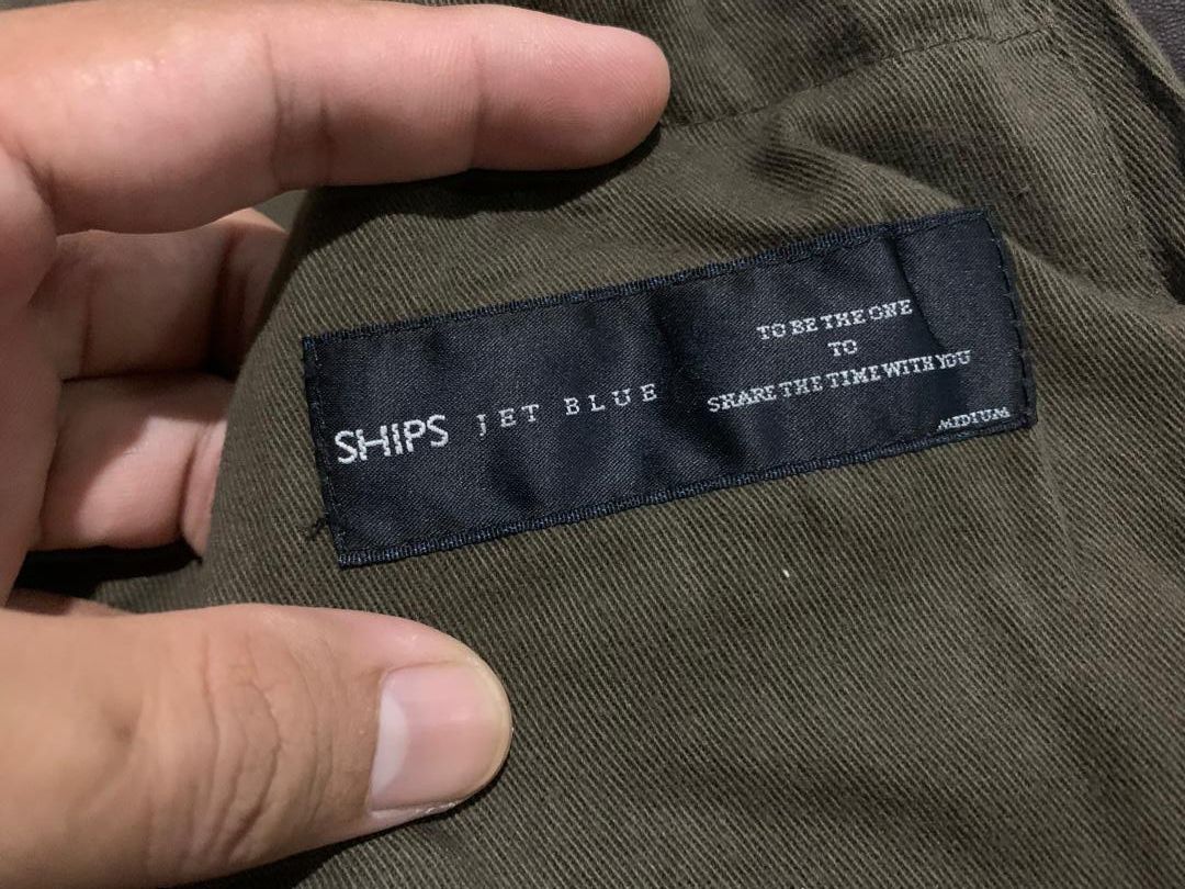 SHIPS × Ships Jet Blue × Vintage Vintage Ships jet blue lamb leather Jacket Size M / US 6-8 / IT 42-44 - 10 Thumbnail