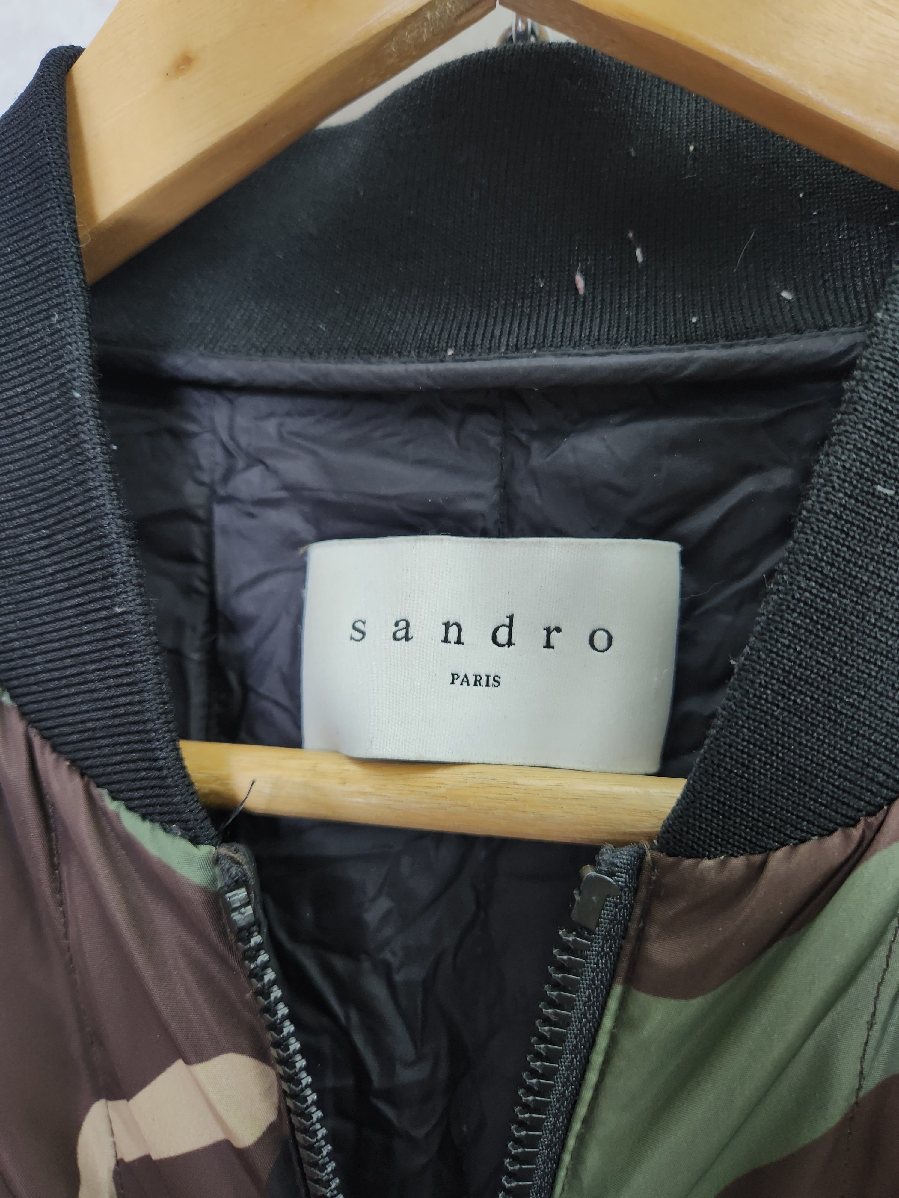 Sandro Sandro camouflage Lightweight down bomber jacket Size US M / EU 48-50 / 2 - 8 Thumbnail